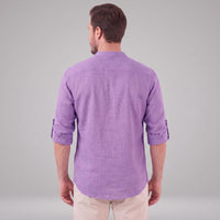 Jasper Cotton Popover Henley Shirt
