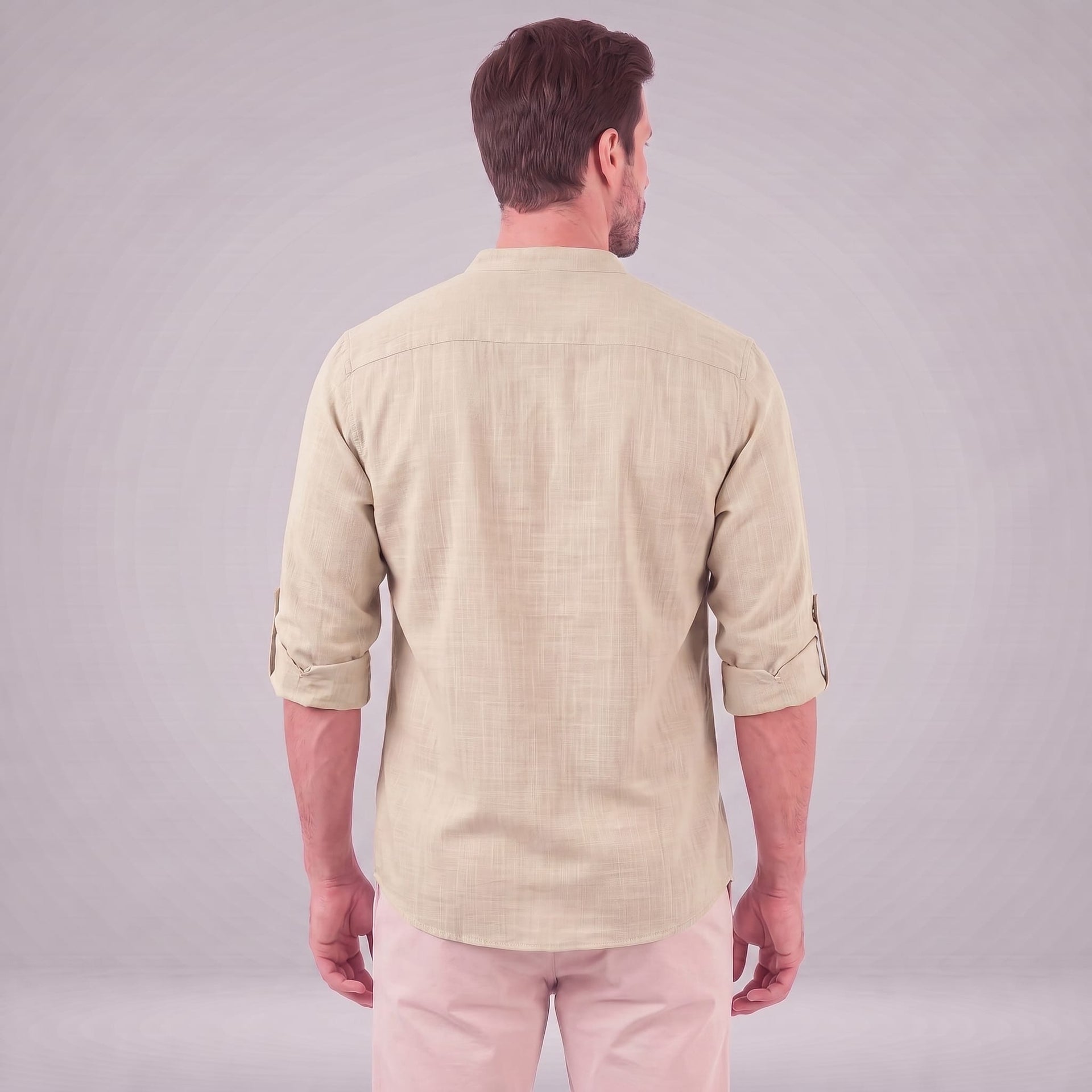 Jasper Cotton Popover Henley Shirt