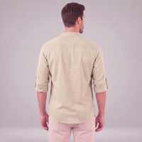 Jasper Cotton Popover Henley Shirt