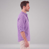 Jasper Cotton Popover Henley Shirt