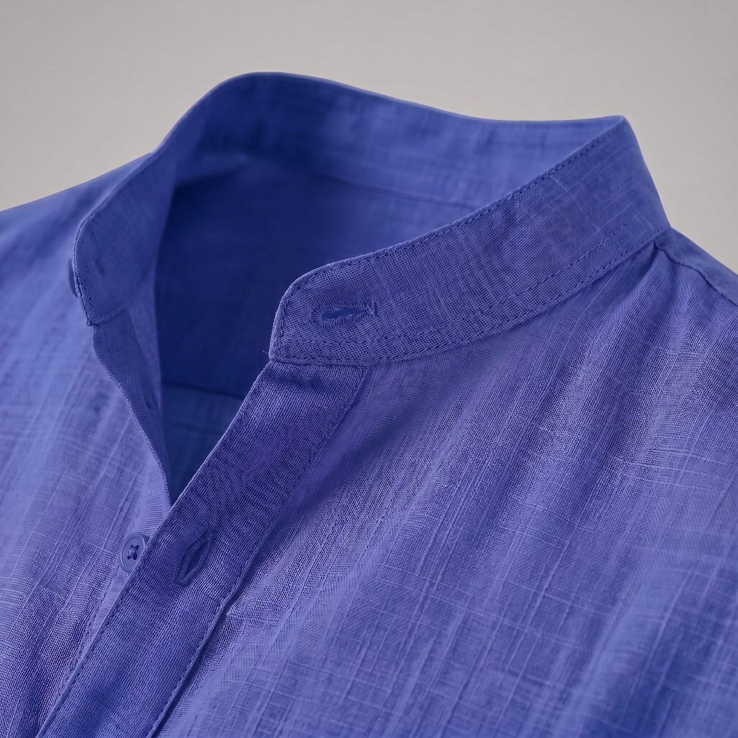 Jasper Cotton Popover Henley Shirt_40
