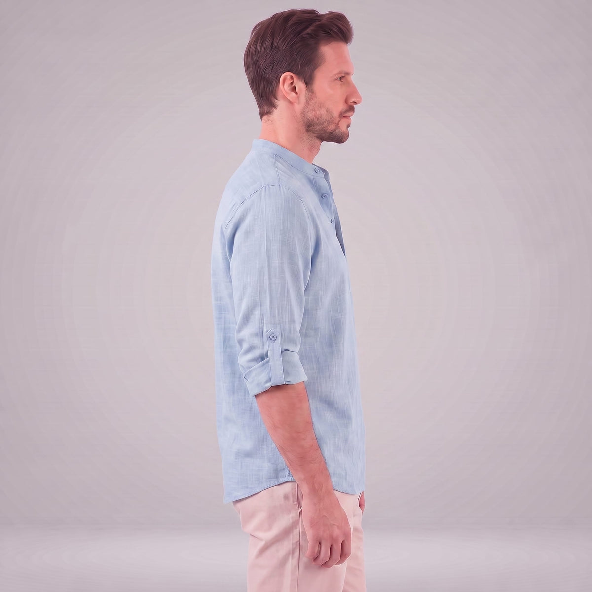 Jasper Cotton Popover Henley Shirt_45