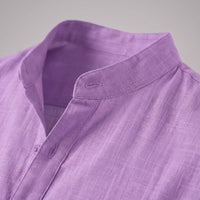 Jasper Cotton Popover Henley Shirt