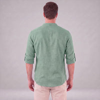 Jasper Cotton Popover Henley Shirt