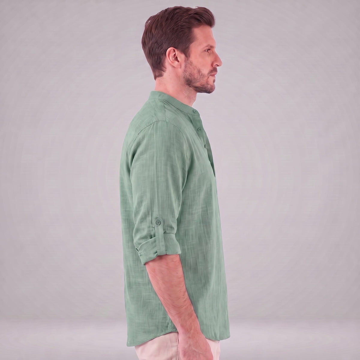 Jasper Cotton Popover Henley Shirt_51