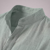 Jasper Cotton Popover Henley Shirt
