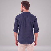Jasper Cotton Popover Henley Shirt