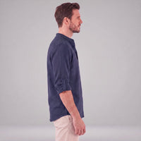 Jasper Cotton Popover Henley Shirt