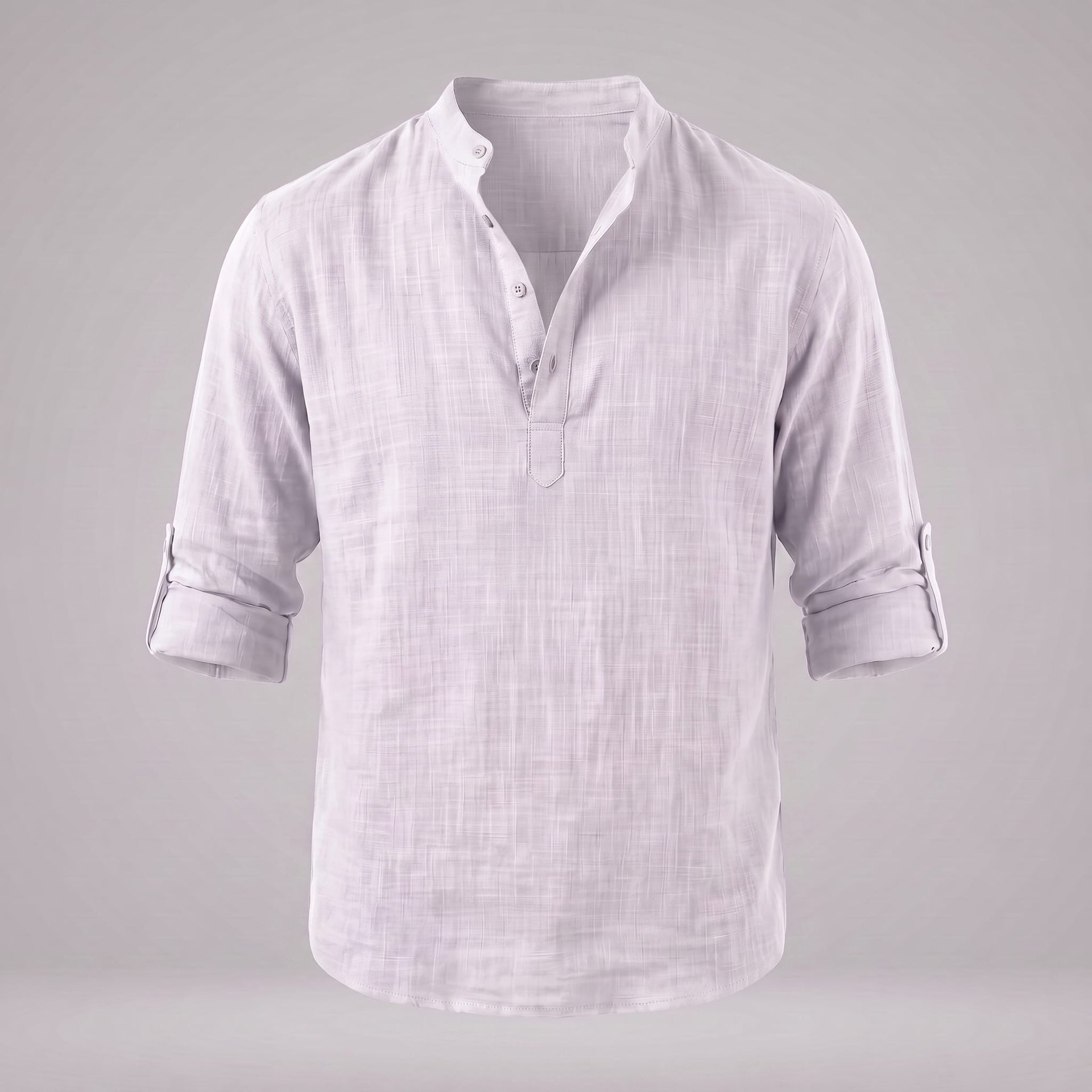Jasper Cotton Popover Henley Shirt