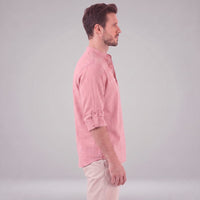Jasper Cotton Popover Henley Shirt