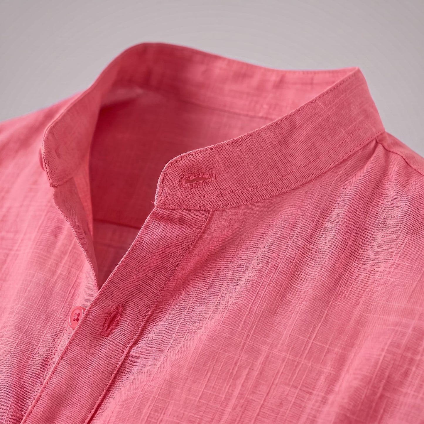 Jasper Cotton Popover Henley Shirt_70
