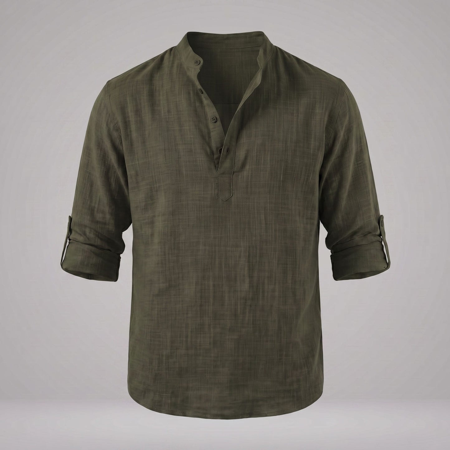 Jasper Cotton Popover Henley Shirt_8