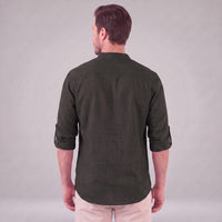 Jasper Cotton Popover Henley Shirt