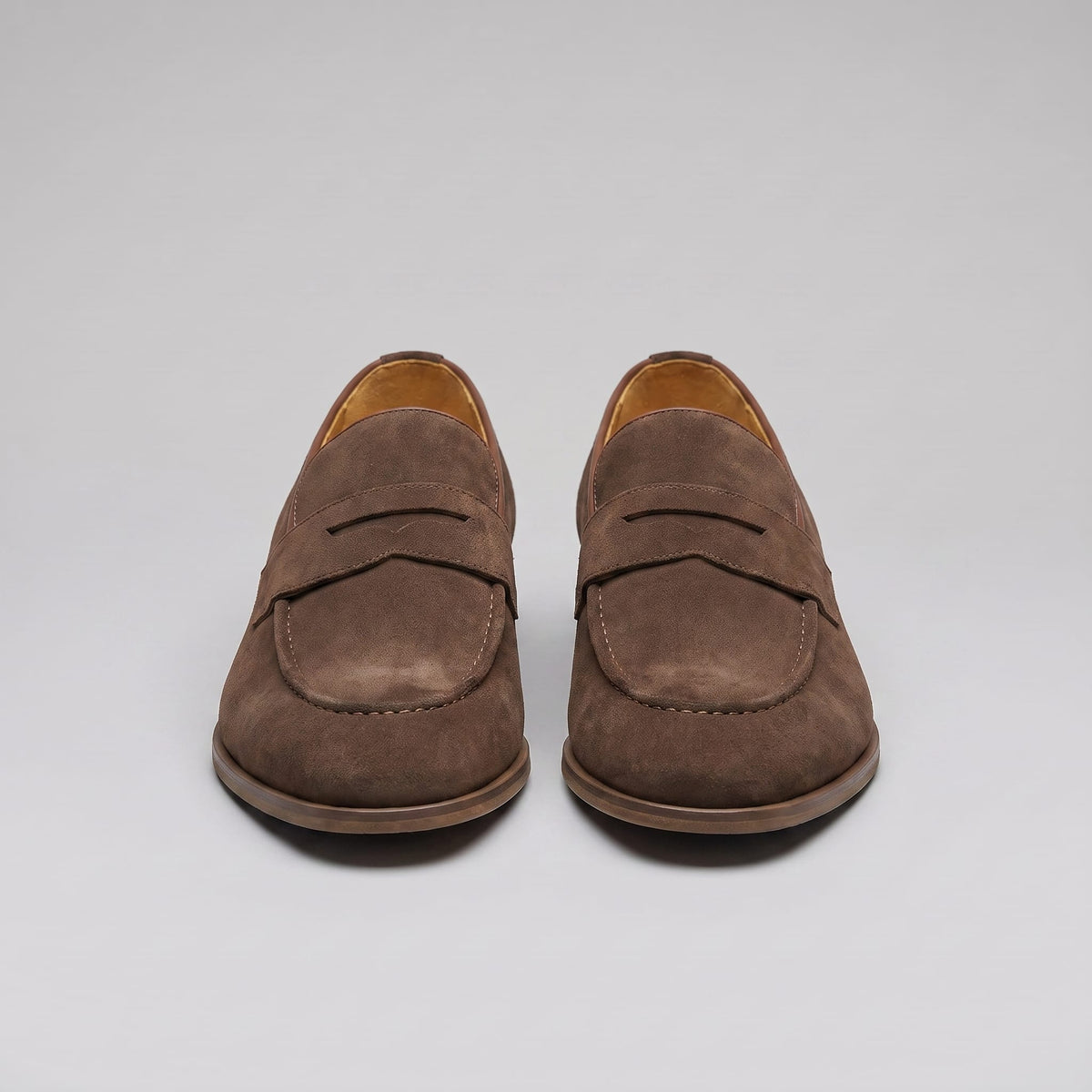 Mercer Suede Penny Loafers_14