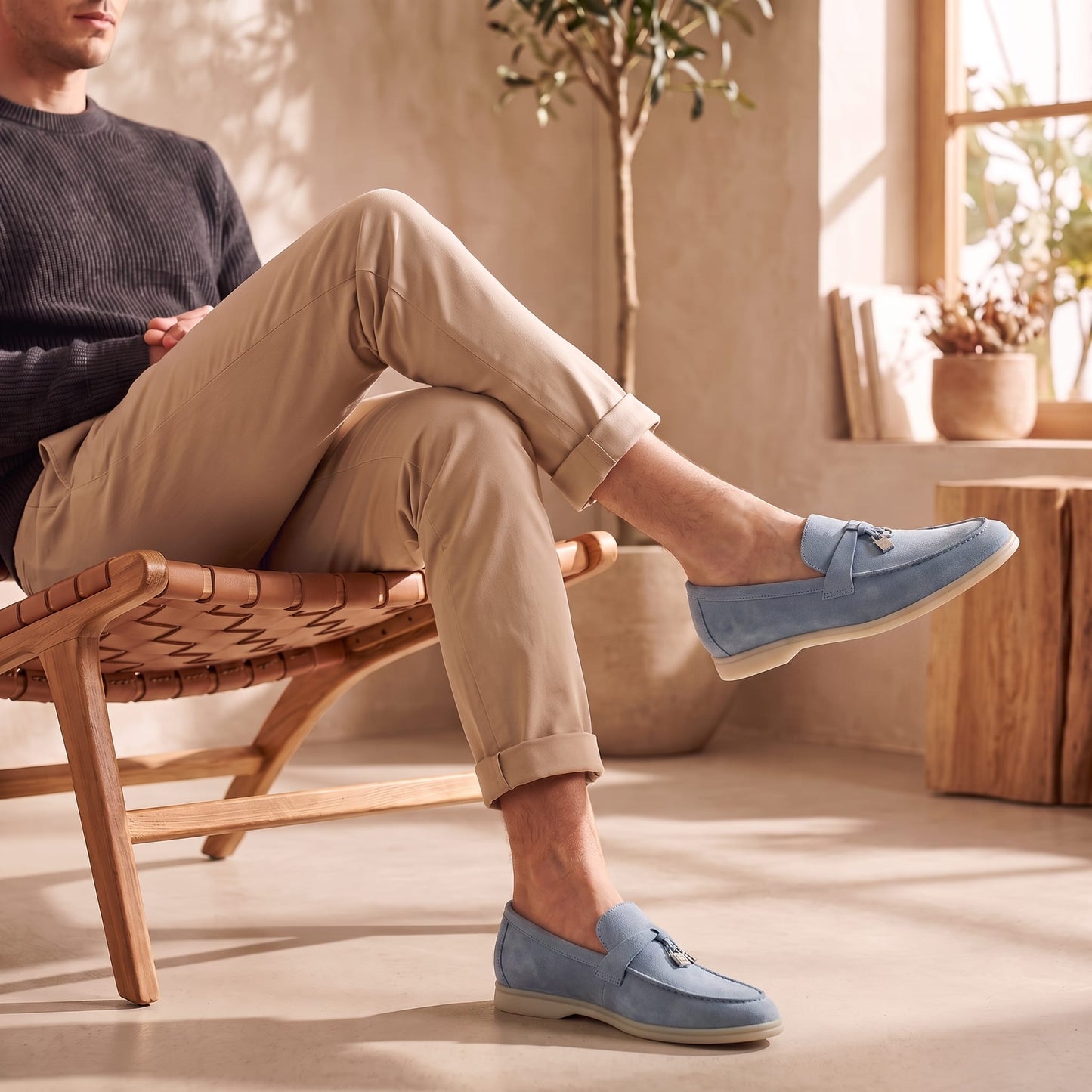 McKinley Suede Moc Toe Loafers_6