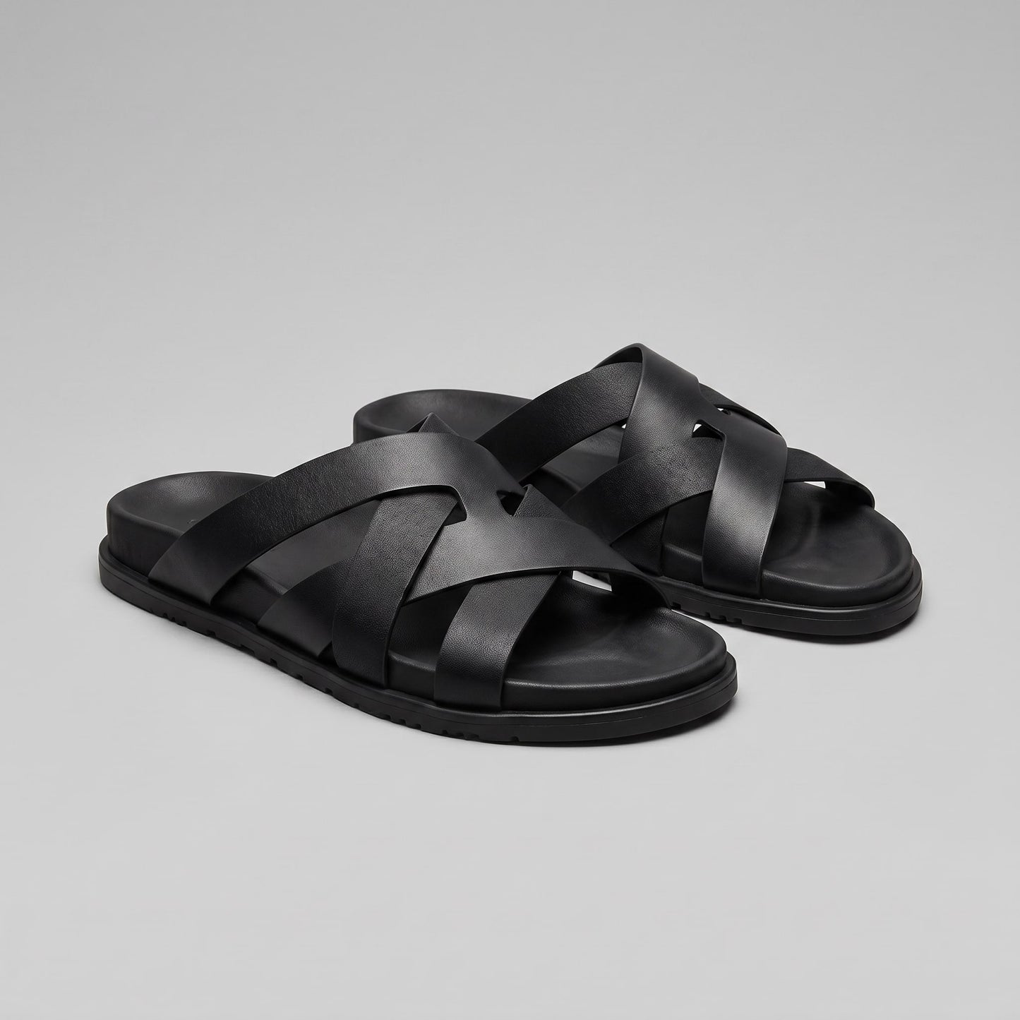 Warfield Cross Strap Slide Sandals_1