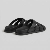 Warfield Cross Strap Slide Sandals