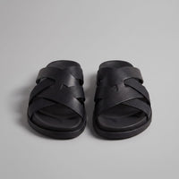Warfield Cross Strap Slide Sandals