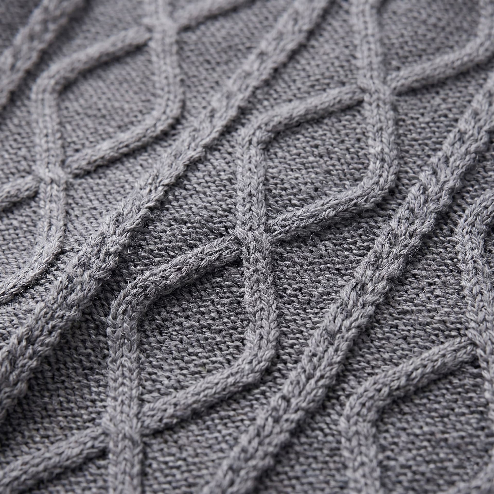 Remington Diamond Cable Knit Polo