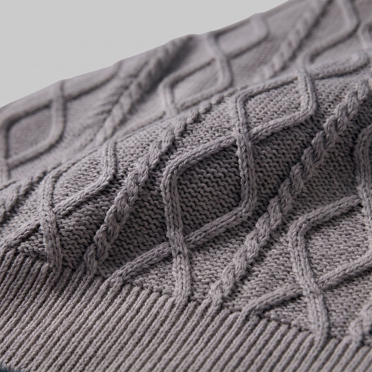 Remy Textured Cable Knit Polo Shirt