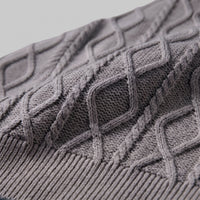 Remy Textured Cable Knit Polo Shirt