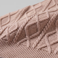 Remy Textured Cable Knit Polo Shirt
