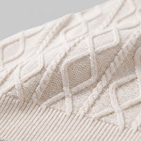 Remy Textured Cable Knit Polo Shirt