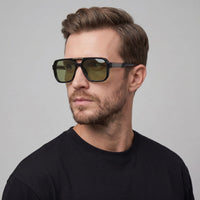 Wheeler Double Bridge Aviator Sunglasses