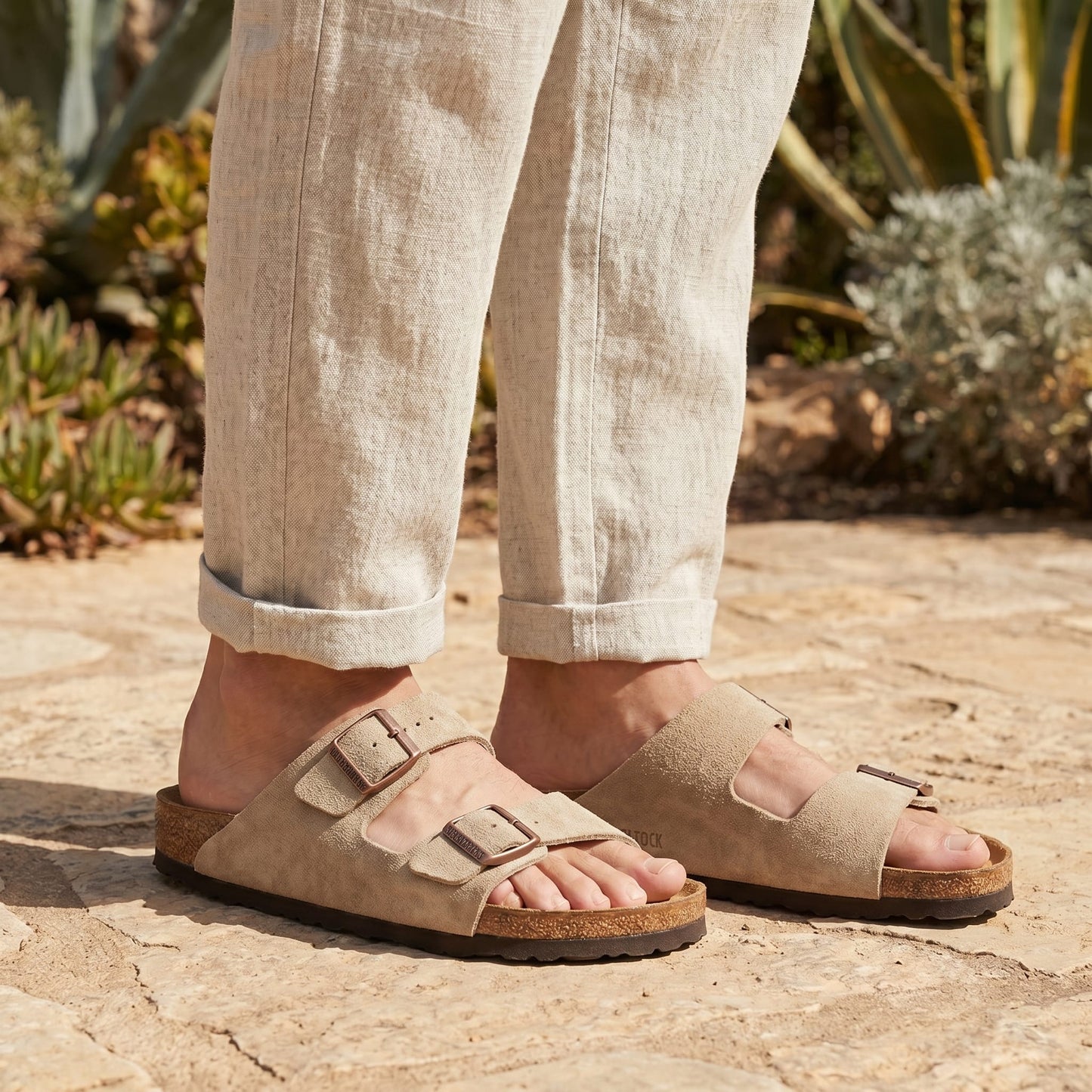 Selby Suede Double Buckle Sandals_5
