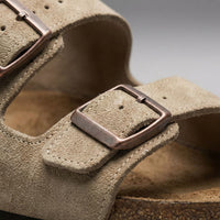 Severson Suede Buckle Footbed Sandals