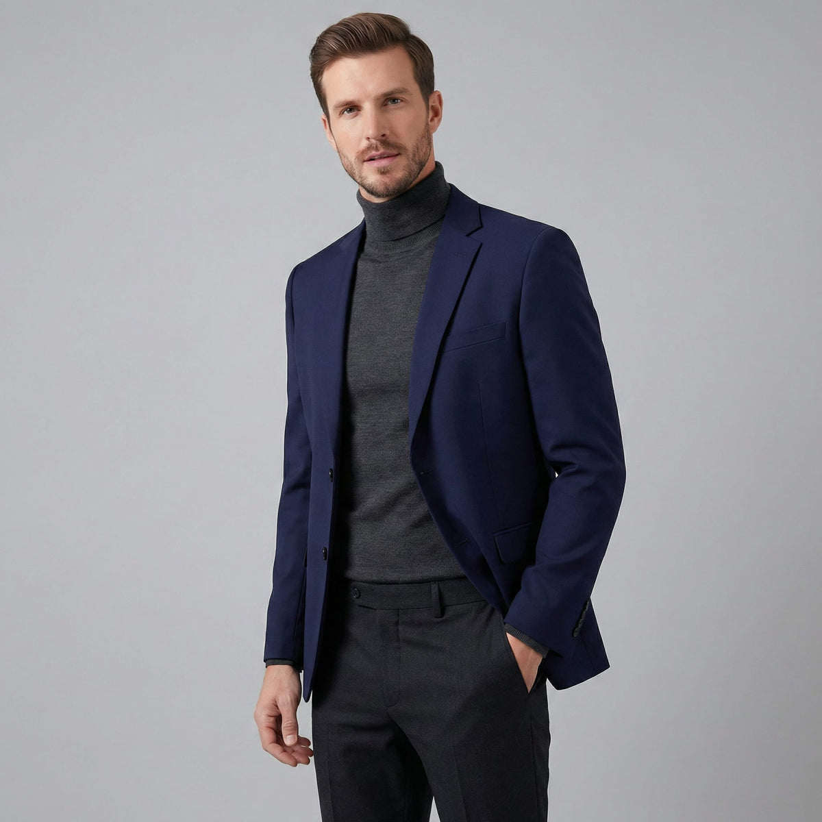 Foster Tailored Fit Business Blazer_6