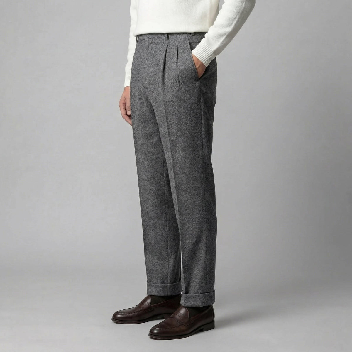 Roscoe Double Pleated Dress Pants_8