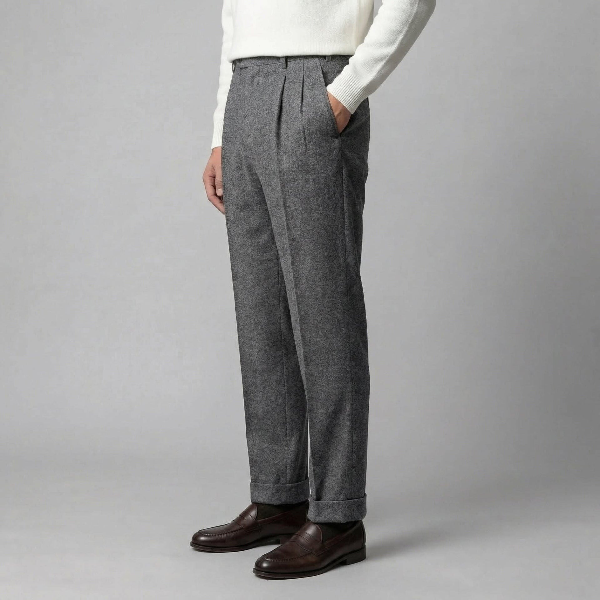 Roscoe Double Pleated Dress Pants