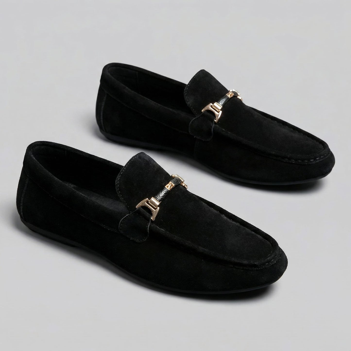 Merritt Faux Suede Bit Loafers_2