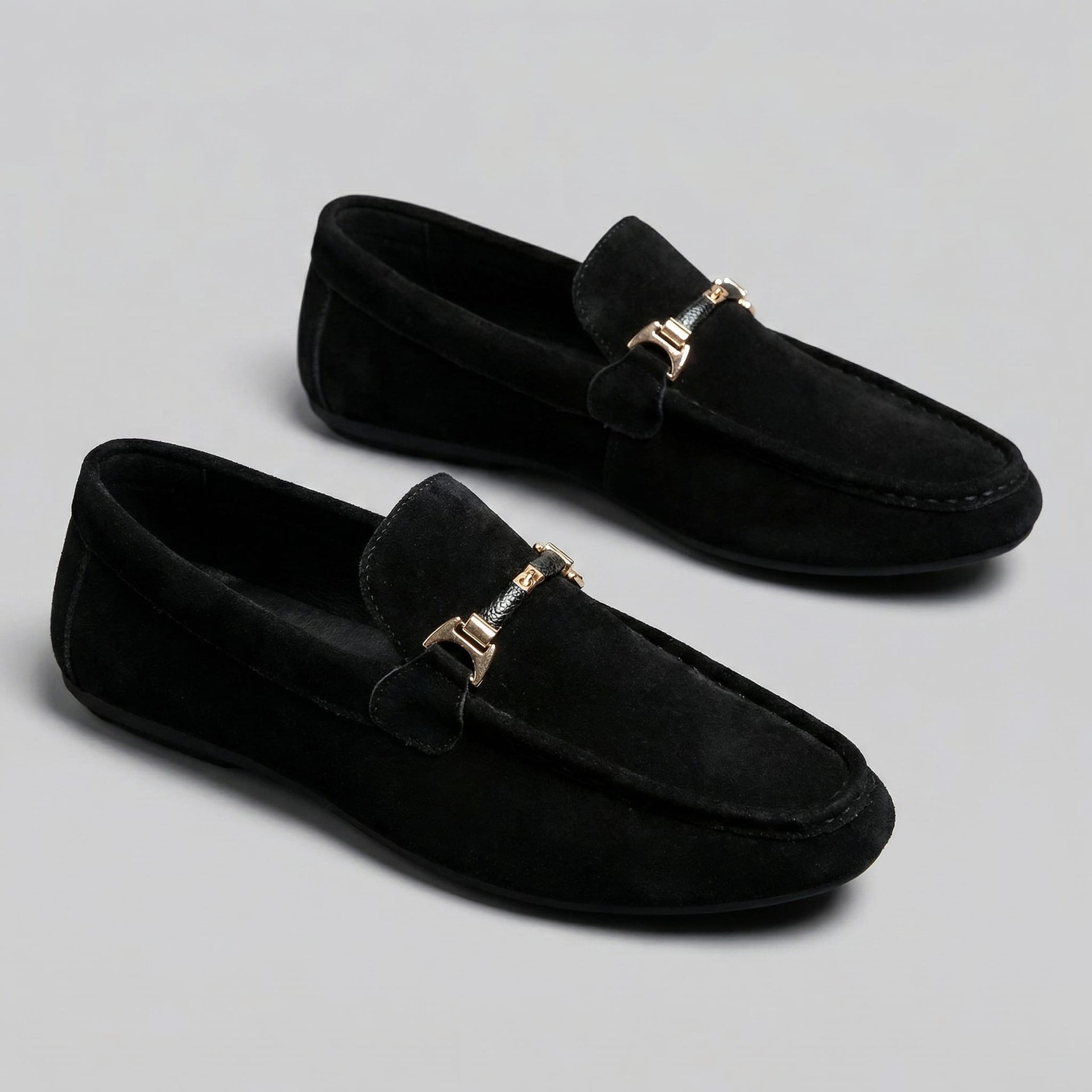 Merritt Faux Suede Bit Loafers