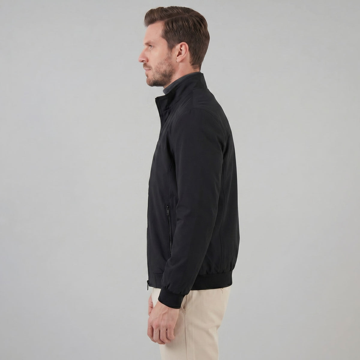 Hancock Funnel Neck Zip Jacket