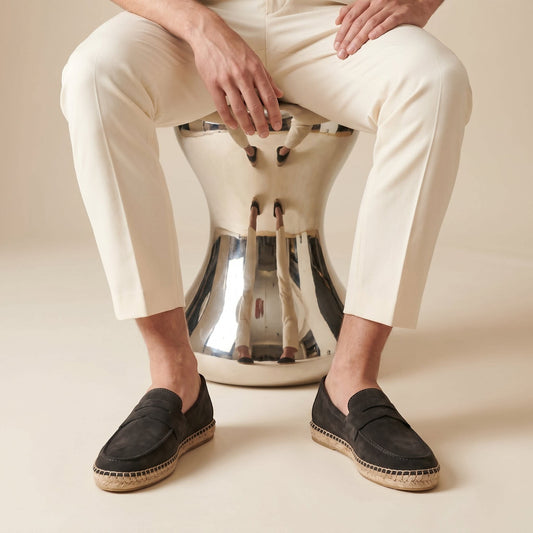 Milburn Suede Espadrille Loafers_1