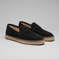 Milburn Suede Espadrille Loafers