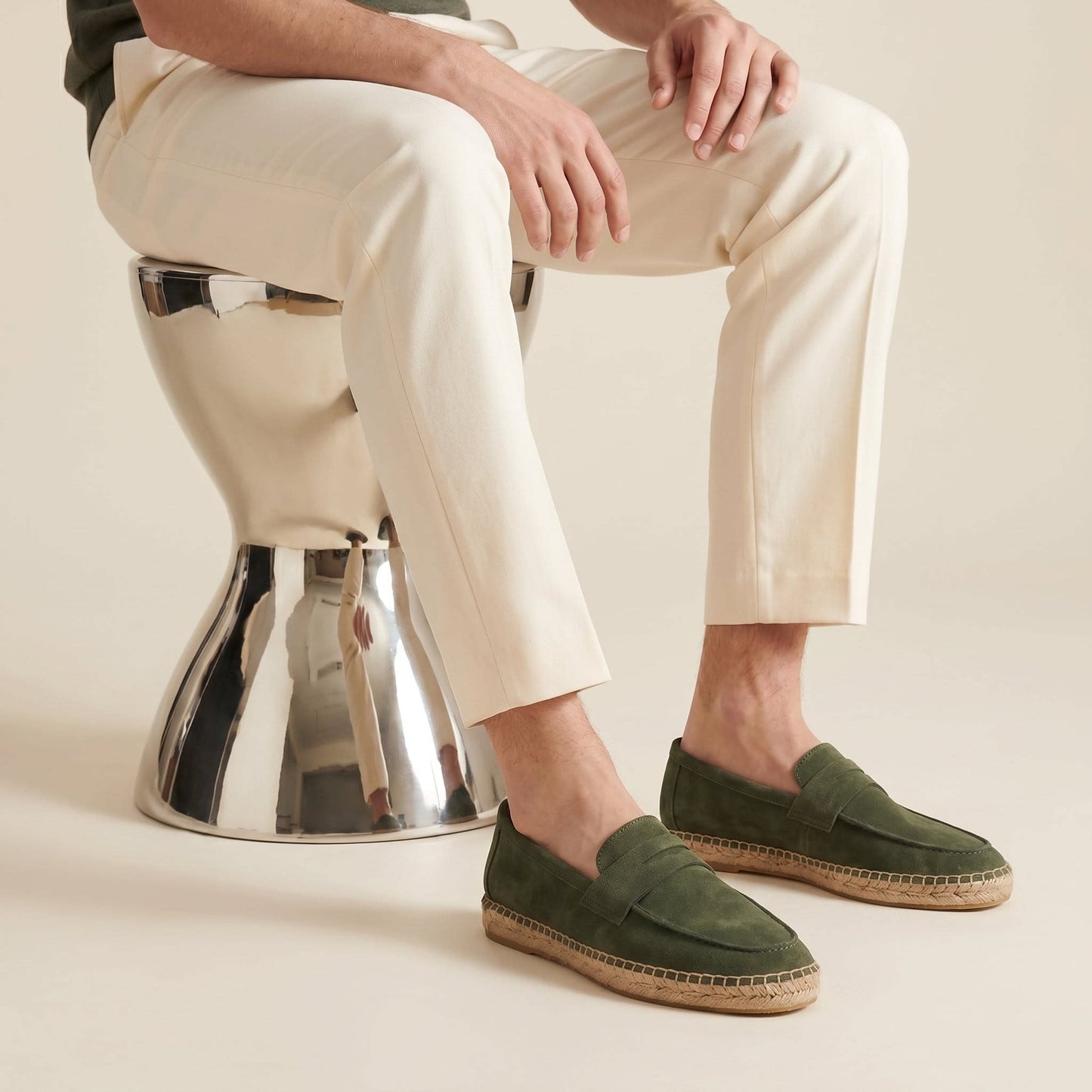 Milburn Suede Espadrille Loafers_25