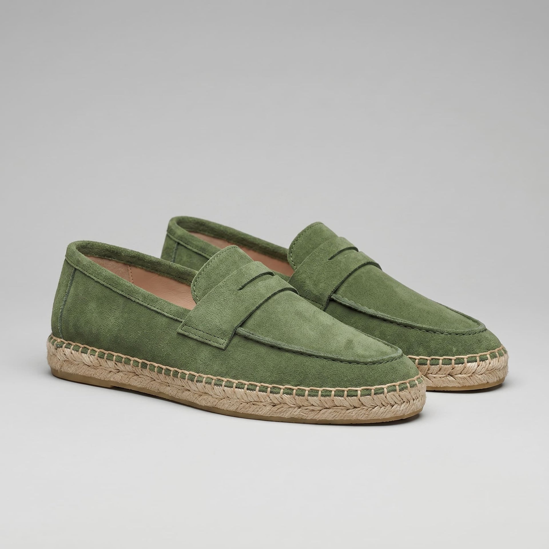 Milburn Suede Espadrille Loafers