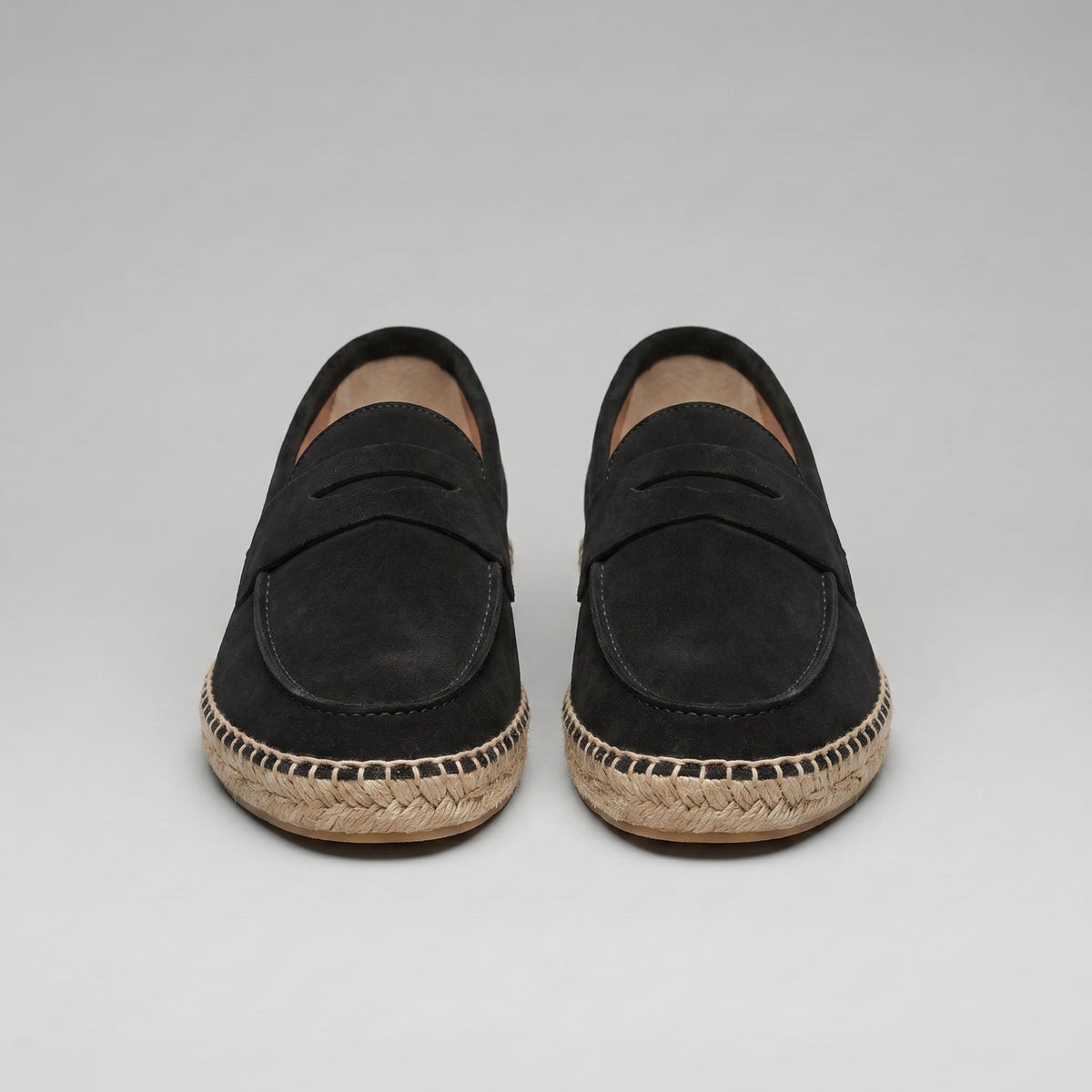 Milford Suede Espadrille Penny Loafers_11
