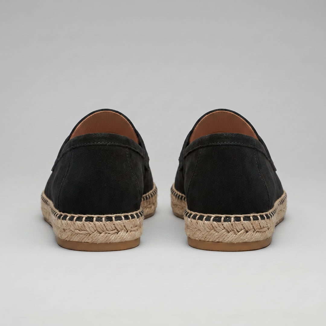 Milford Suede Espadrille Penny Loafers