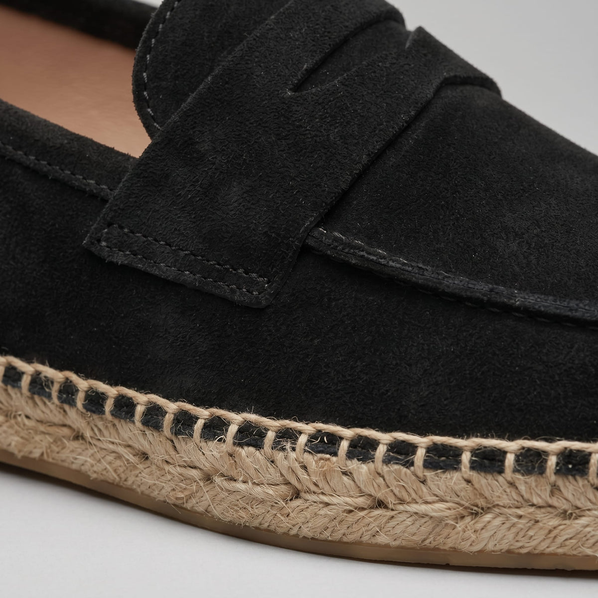 Milford Suede Espadrille Penny Loafers_15