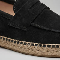 Milford Suede Espadrille Penny Loafers