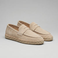 Milford Suede Espadrille Penny Loafers