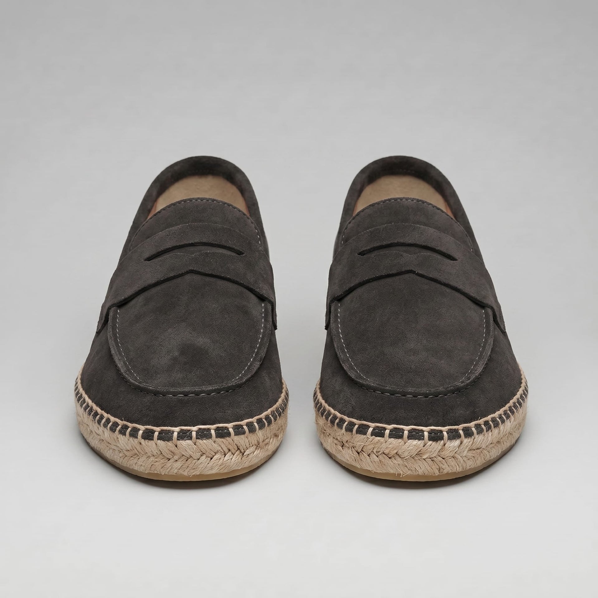 Milford Suede Espadrille Penny Loafers