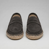 Milford Suede Espadrille Penny Loafers