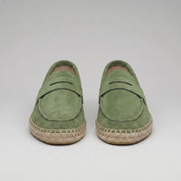 Milford Suede Espadrille Penny Loafers
