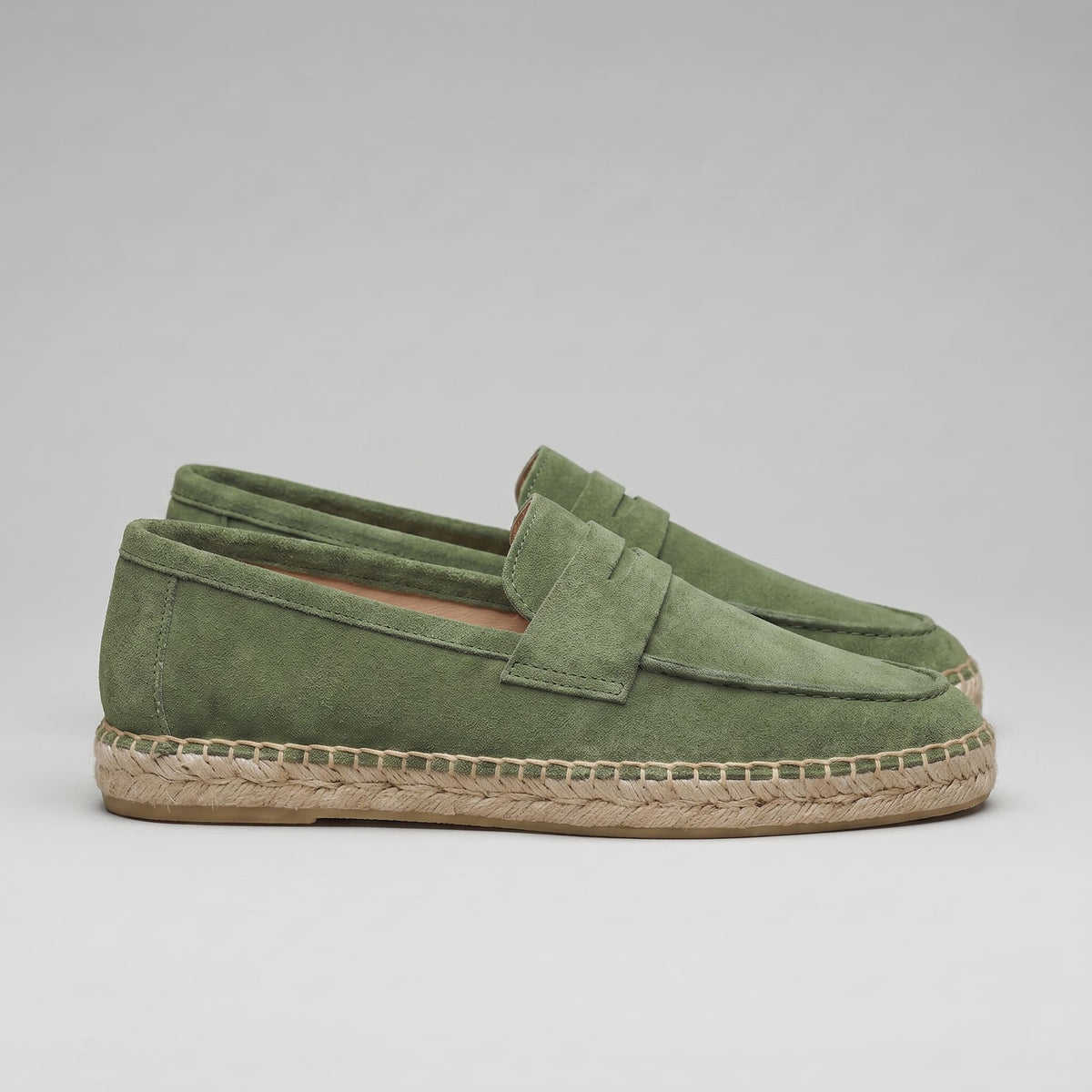 Milford Suede Espadrille Penny Loafers