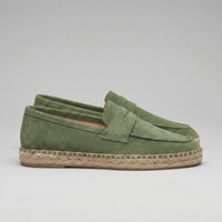 Milford Suede Espadrille Penny Loafers